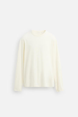 COTTON - HEMP T-SHIRT - Zara фото 13