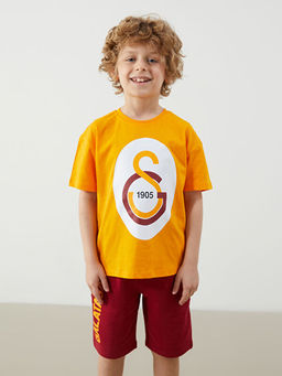 Galatasaray Bask?l? Erkek ?ocuk Ti??rt ve ?ort 2li