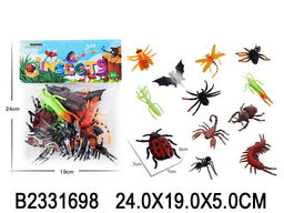 Набор насекомых 12шт. в пакете (303-149, 2331698)