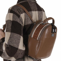 Рюкзак 9158CD coffee Alex&Mia