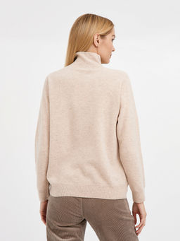 водолазка женская розовая из шерсти - Glenfield фото 6