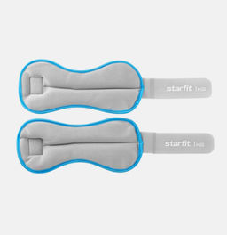 Утяжелители универсальные STARFIT WT-501 1 кг, синий/серый  фото 3