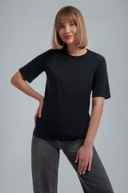 Арт. 3176/1 Футболка женская 44-52 (5 шт) Цвет:черный - Калинка фото 8
