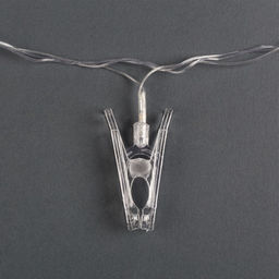 Гирлянда Нить 4.5 м с насадками Прищепки, IP20, прозрачная нить, 20 LED, свечение белое 220 В - Luazon lighting фото 4