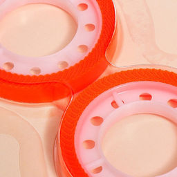 Набор 2 штуки, клейкая лента текстовыделительная (отклеиваемая) 75мм х 10м, оранжевый флуоресцентный - Calligrata фото 5