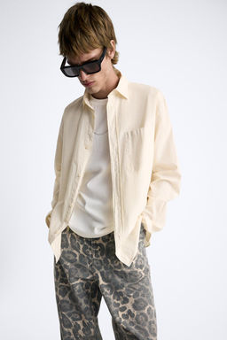 ANIMAL PRINT CARPENTER TROUSERS - Zara фото 9