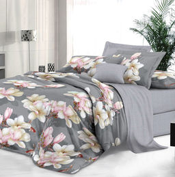 Комплект постельного белья Евростандарт, сатин Престиж (Дама)