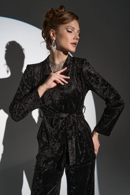 Брюки Эдит (чёрный) - Эльза фото 11