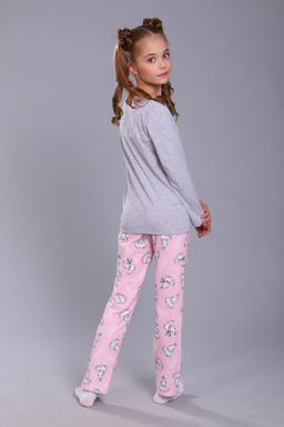 Пижама для девочки Зайцы-морковки арт. ПД-15-048