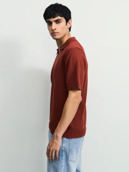 Джемпер поло из хлопка / Zarina фото 4