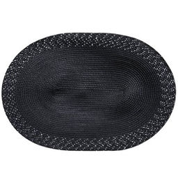 Салфетка для стола овальная / black 30*45 /уп 6/300/ ПРОМО АКЦИЯ Черная - Галеонтрейд фото 2