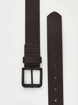 Deri G?r?n?ml? Erkek Kemer