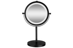 Зеркало двустороннее на подставке 21*13,5*33 см 5-кратный зум со светод.подсветкой,черное - Elan gallery фото 14