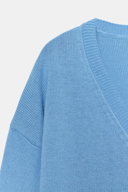 JERSEY PUNTO ESCOTE PICO / Azul - Zara фото 7