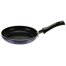 Сковорода с тефлоновым покрытием д16см h2,9см "Классика", 0,5л, пластмассовая ручка, цветной корпус, цвета микс (Китай)