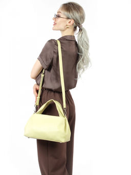LACCOMA сумка Ассоль-бледно желтый эко кожа хлопок
