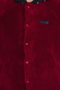 U. S. Polo Assn Мужской комфортный вязаный кардиган с воротником-стойкой вишневого цвета - U.s. polo assn фото 12