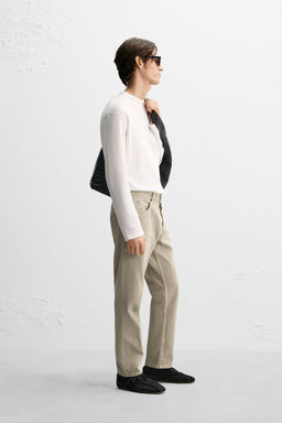 STRAIGHT-FIT REGULAR JEANS - Zara фото 34