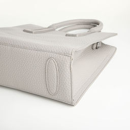 Сумка женская тоут TEXTURA на молнии, 29×10×25 см, однотонная, серая