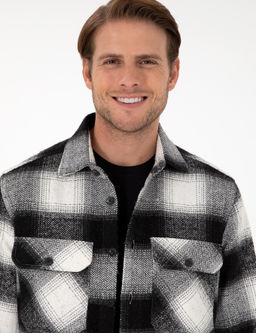 Siyah Comfort Fit Uzun Kollu Oduncu G_mlek - Pierre cardin фото 2