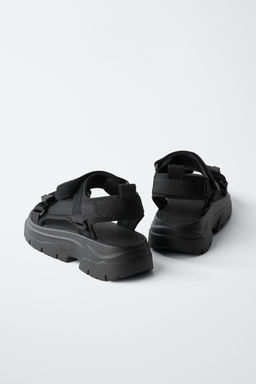 SANDALIA T?CNICA / Negro - Zara фото 5