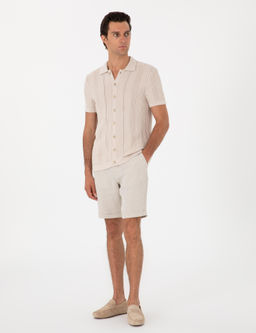 Bej Regular Fit Triko H_rka - Cacharel фото 4