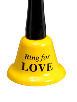 Колокольчик металлический, звонок настольный Ring for a love, 5?5?12.5 см, МИКС