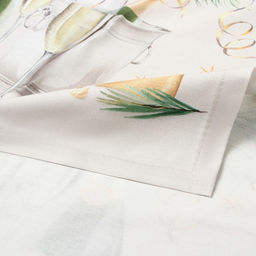 Дорожка новогодняя на стол «Этель» Spruce mood 40×149 см, 100% хлопок, саржа 190 г/м², белая