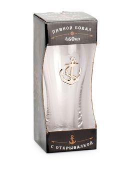 Бокал для пива с открывашкой ЯКОРЬ 460мл - SIJ фото 2