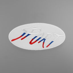 Цена за 2 шт. Термоаппликация «Sport», 10,7 × 5,1 см, цвет белый/триколор