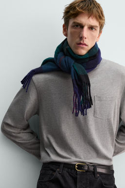 CAMISETA MANGA LARGA BOLSILLO AARON LEVINE X ZARA / Gris vigor? фото 5