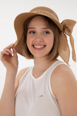 Kad_n Ekru Ti__rt Sepette S_rpriz _ndirim - U.s. polo assn фото 2