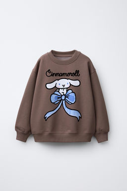 CINNAMOROLL  SANRIO FLOCK PRINT SWEATSHIRT