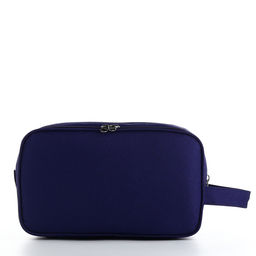 Косметичка дорожная на молнии с ручкой, с 3 отделами, Good trip, синяя - Simaland фото 2