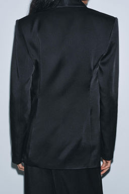 ZW COLLECTION LIMITED EDITION SATIN BLAZER - Zara фото 7