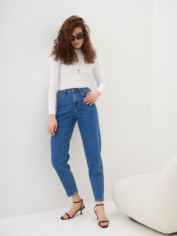 Женские джинсы mom fit с высокой посадкой - Mossmore фото 24