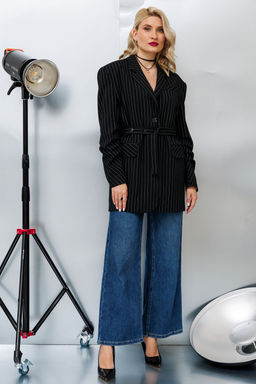 Жакет KOKOdea 7.33 черный+полоска фото 6