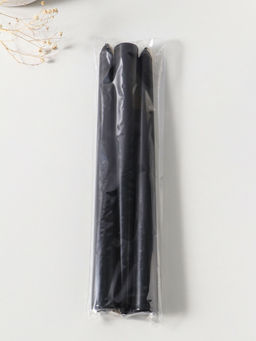 Свеча античная 25 см (набор 3 шт) 58 гр, 7 ч, цв. чёрный