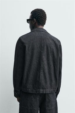 DENIM JACKET WITH POCKETS - Zara фото 12