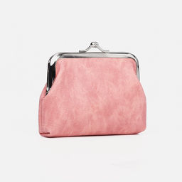 Кошелёк на фермуаре, цвет розовый