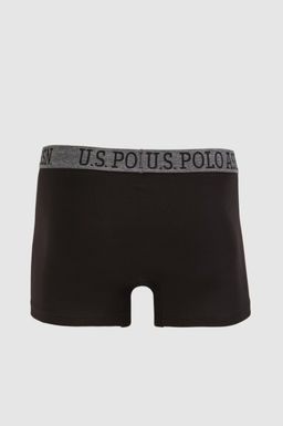 Erkek Siyah 3l_ Boxer Tak_m_