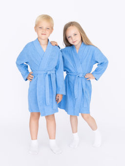 Халат детский голубой
