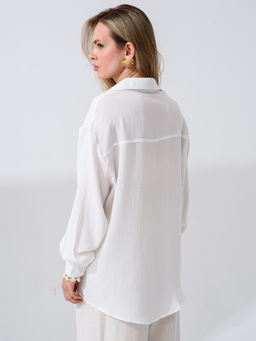 Рубашка  "Лён" лен с хлопком