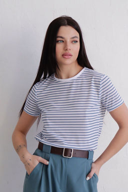 11023 Топ базовый из хлопка - Martichelli фото 3