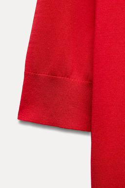 BASIC PLAIN KNIT SHORT SLEEVE TOP - Zara фото 12