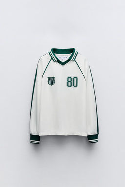 FOOTBALL T-SHIRT WITH PATCH - Zara фото 2