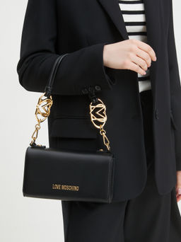 Женская сумка на плечо LOVE MOSCHINO JEWEL Артикул 4377049, черный фото 5