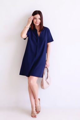 Martichelli Платье синее  фото 2