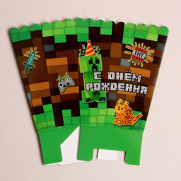 Цена за 6 шт. Снек-бокс С днём рождения. Чудики - Страна карнавалия фото 4