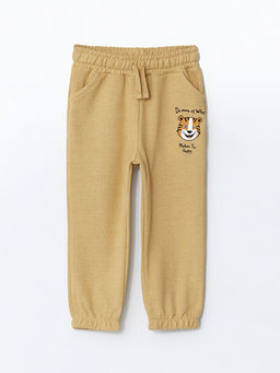 Beli Lastikli Bask?l? Erkek ?ocuk E?ofman Alt?